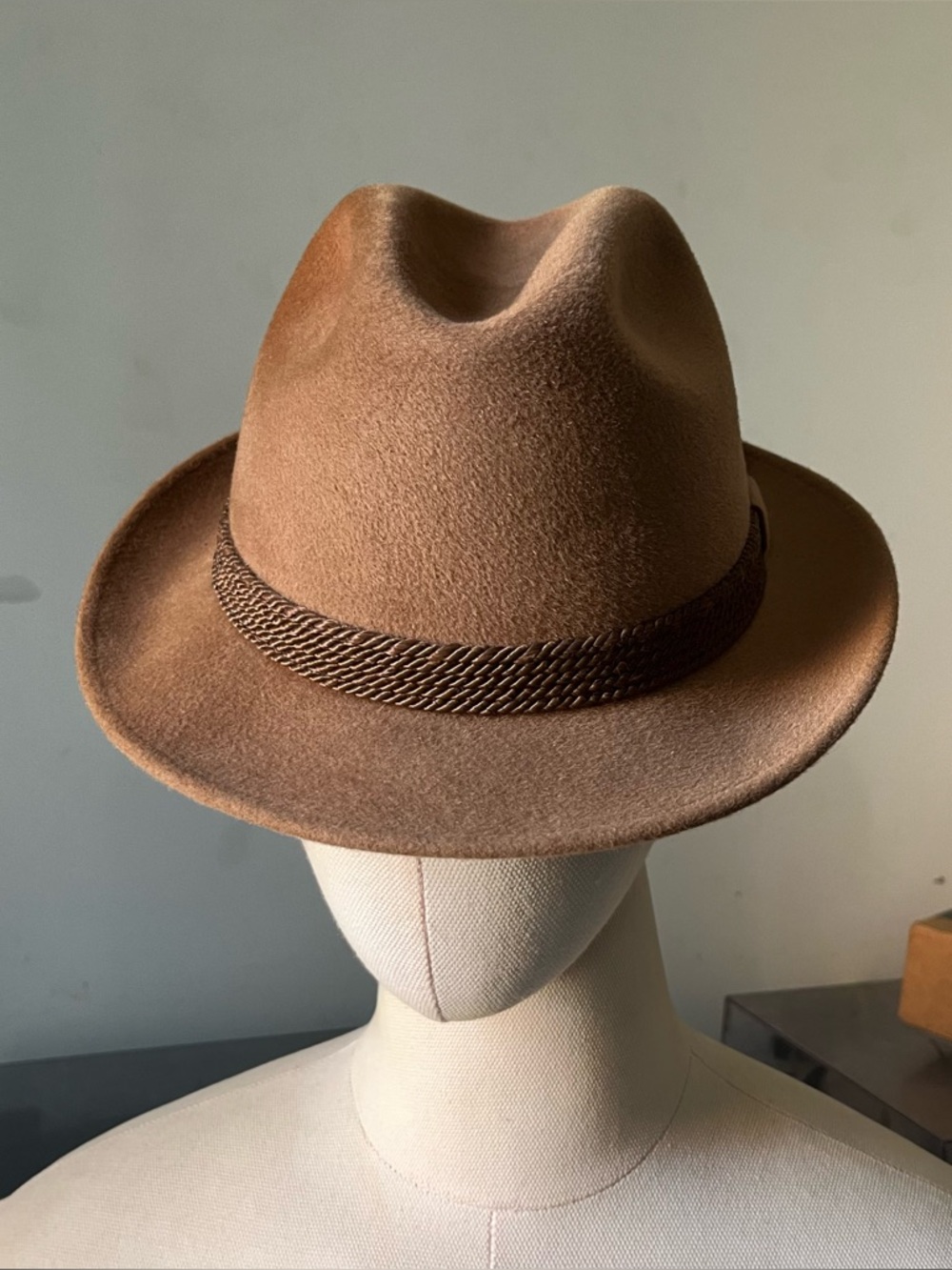 Fletchet Vintage Brown Fedora Hat